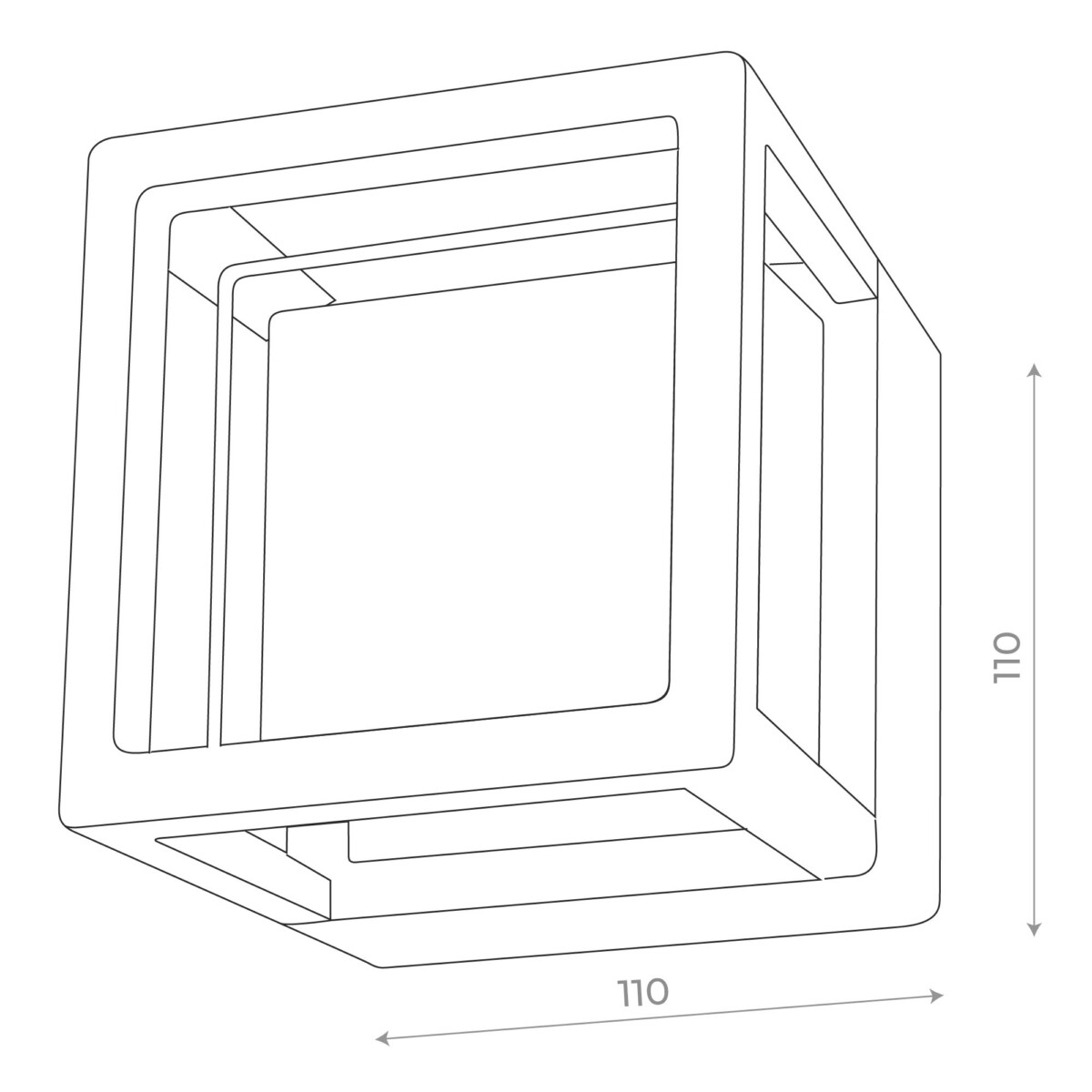 SL9504.401.01 Светильник уличный настенный ST-Luce Черный/Белый LED 1*5W 4000K ALCENO — изображение 2