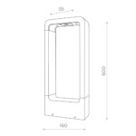 SL9506.405.01 Светильник уличный наземный ST-Luce Черный LED 1*7W 4000K ERTA — изображение 2
