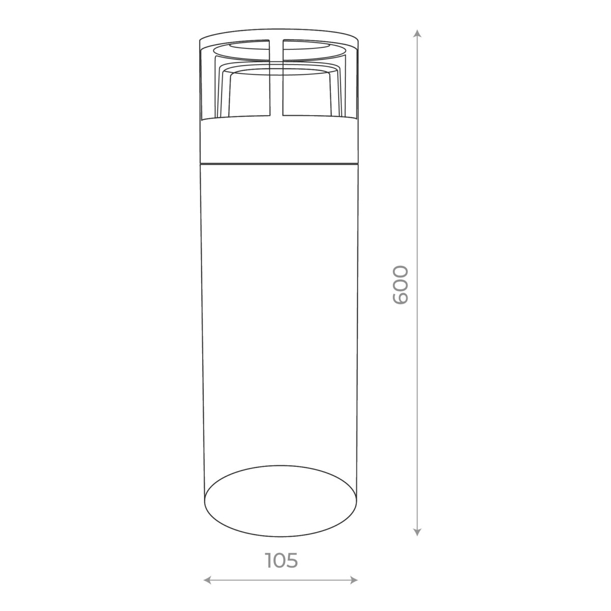 SL9507.405.01 Светильник уличный наземный ST-Luce Черный LED 1*5W 4000K FOSSA — изображение 2