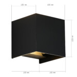 SL9513.401.01 Светильник уличный настенный ST-Luce черный/черный LED 1*10W 2700K BRIK — изображение 7