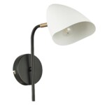 SLE103601-01 Светильник настенный Черный, Золотой/Белый E14 1*40W SATTA — изображение 2