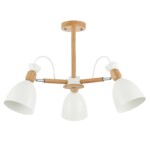 SLE103802-03 Светильник потолочный Светлое дерево, Белый/Белый E27 3*60W BALCAMO — изображение 2