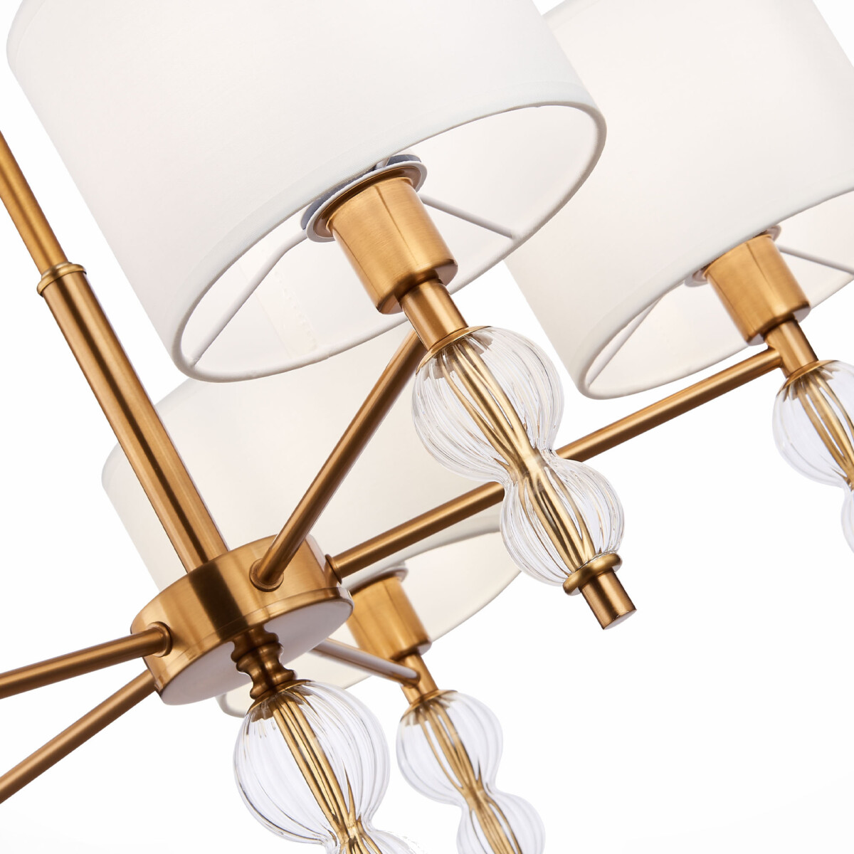 SLE105713-05 Светильник подвесной Латунь, Прозрачный/Белый E14 5*40W RAMER — изображение 4