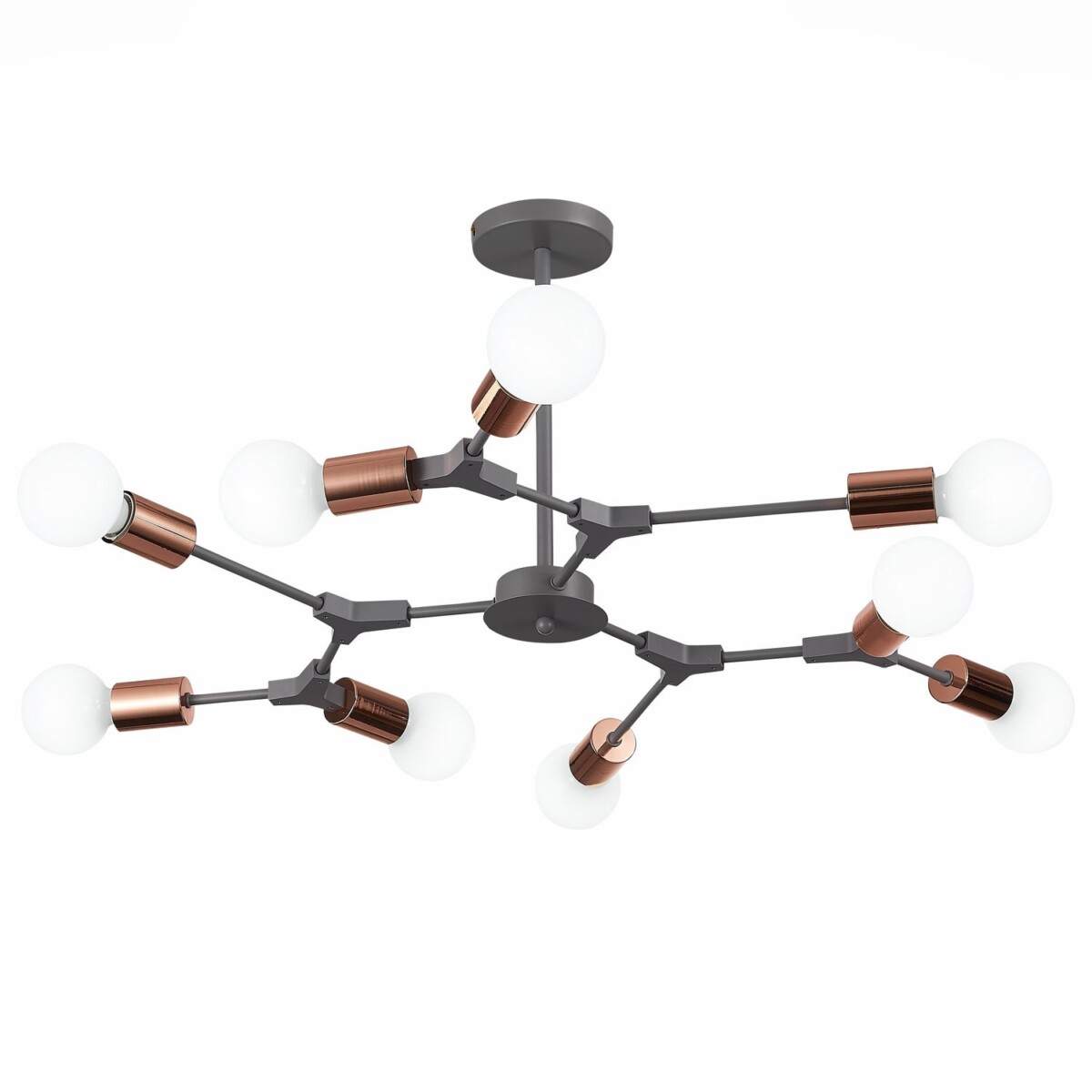 SLE106403-09_01W SLE106403-09 Светильник потолочный Серый, Розовое золото E27 9*60W PALARE — изображение 1