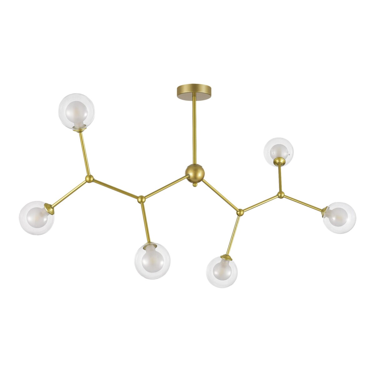 SLE1106-203-06 Светильник подвесной Золотистый/Прозрачный, Белый G9 LED 6*5W ARCUS — изображение 2