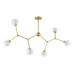 SLE1106-203-06 Светильник подвесной Золотистый/Прозрачный, Белый G9 LED 6*5W ARCUS — изображение 2