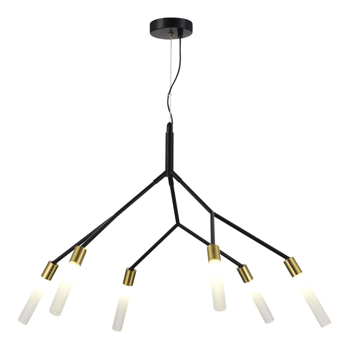 SLE1129-403-06 Светильник подвесной Черный, латунь/Белый G9 6*5W KAITO — изображение 2