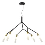 SLE1129-403-06 Светильник подвесной Черный, латунь/Белый G9 6*5W KAITO — изображение 2