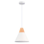 SLE125103-01 Светильник подвесной Белый/Белый, Светлое дерево E27 1*60W MODICA — изображение 2