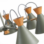 SLE125112-07 Светильник потолочный Серый, Золотистый/Серый, Темное дерево E14 7*40W MODICA — изображение 3