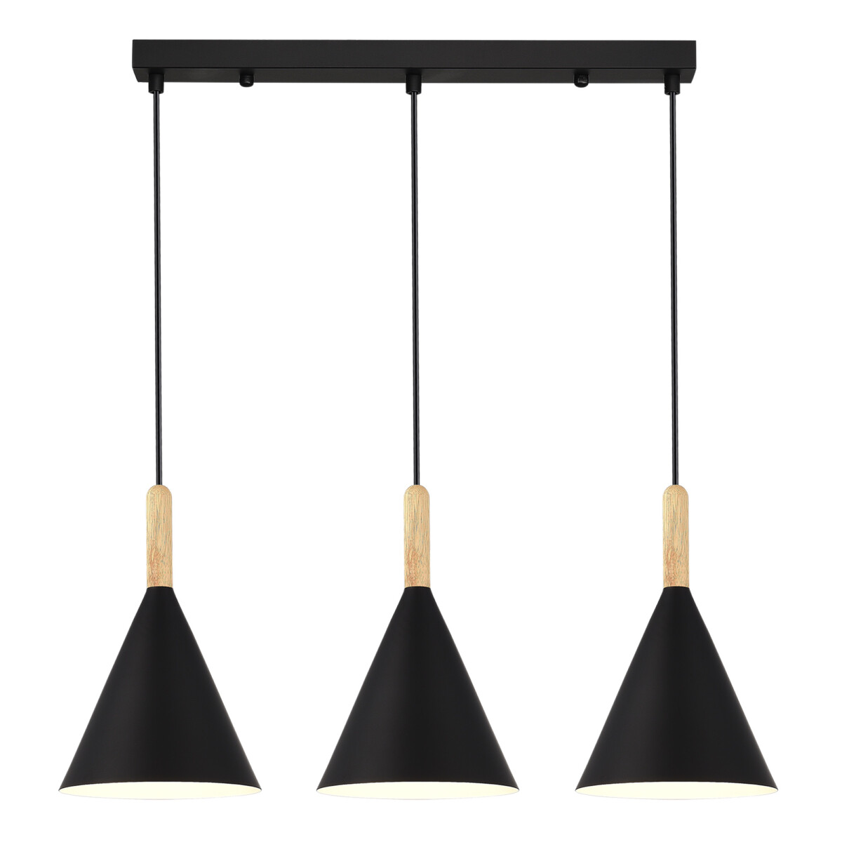 SLE1255-403-03 Светильник подвесной Черный/Черный E27 3*40W ARKET — изображение 2