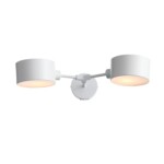 SLE183501-02 Светильник настенный Белый/Белый E14 2*60W GIMENTO — изображение 2