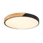 SLE200942-01 Светильник потолочный Черный, Светлое дерево/Белый LED 1*45W 3000K/4000K/6000K FESTA — изображение 2