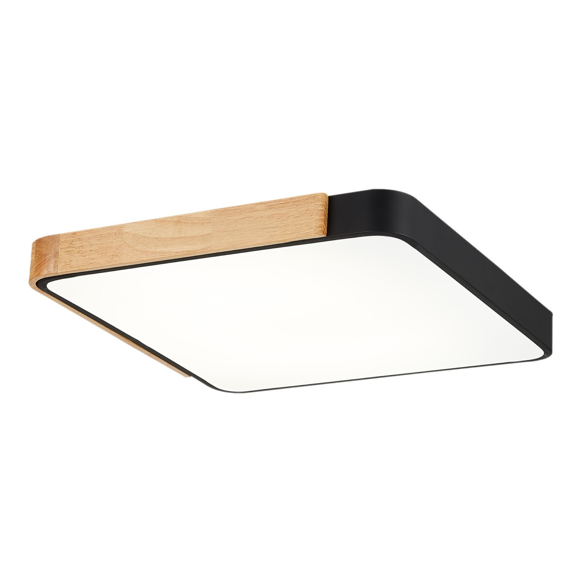 SLE201242-01 Светильник потолочный Черный, Светлое дерево/Белый LED 1*42W 3000K/4000K/6000K FESTA — изображение 1
