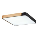 SLE201242-01 Светильник потолочный Черный, Светлое дерево/Белый LED 1*42W 3000K/4000K/6000K FESTA — изображение 3