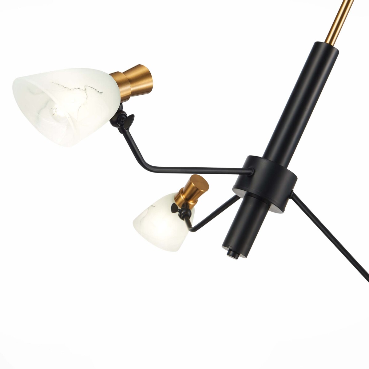 SLE205403-03 Светильник подвесной Черный, Латунь/Белый E14 3*60W LITA — изображение 3