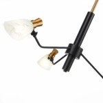 SLE205403-03 Светильник подвесной Черный, Латунь/Белый E14 3*60W LITA — изображение 3