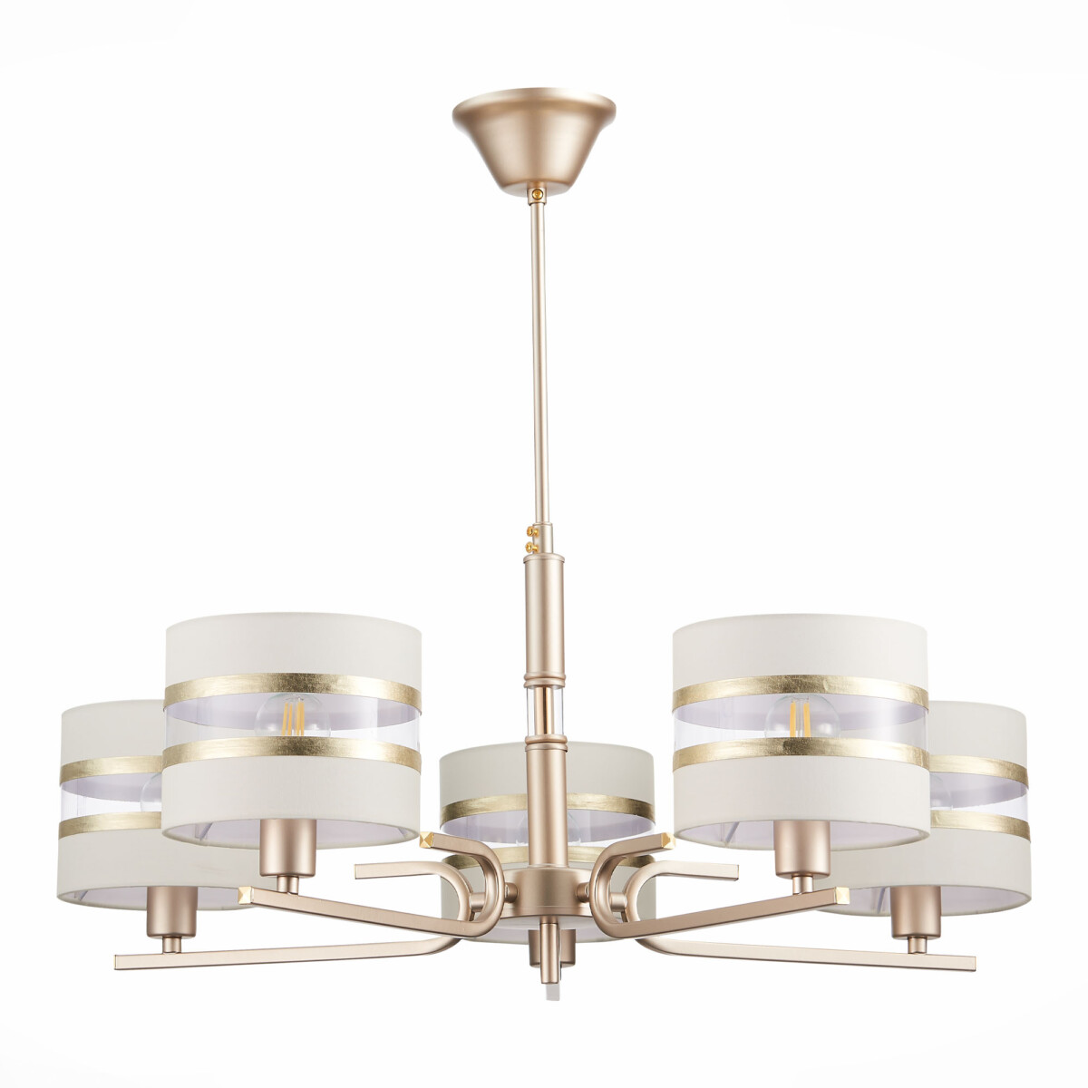 Уценка SLE300203-05 Светильник потолочный Шампань/Белый, Золотистый E14 5*40W ALMESE — изображение 2