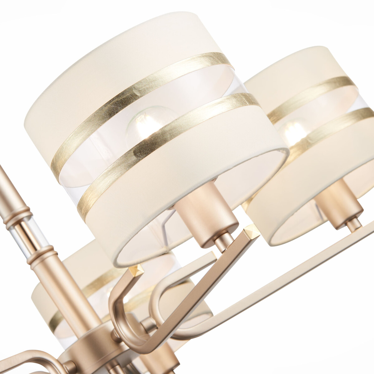 Уценка SLE300203-05 Светильник потолочный Шампань/Белый, Золотистый E14 5*40W ALMESE — изображение 3