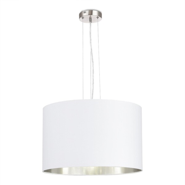 SLE300503-03 Светильник подвесной Никель/Белый, Серебристый E27 3*40W BRESCIA