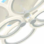 SLE500552-06RGB Светильник потолочный Белый/Белый LED 1*132W RGB 8W 3000-6000K CERINA — изображение 6