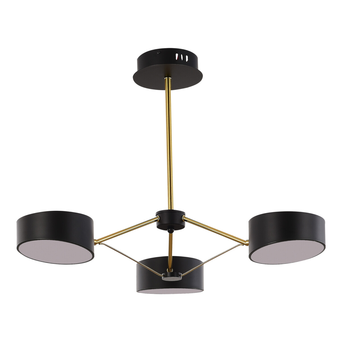 SLE6005-402-03 Светильник потолочный Черный, Золотистый/Черный LED 3*10W VALLE — изображение 2