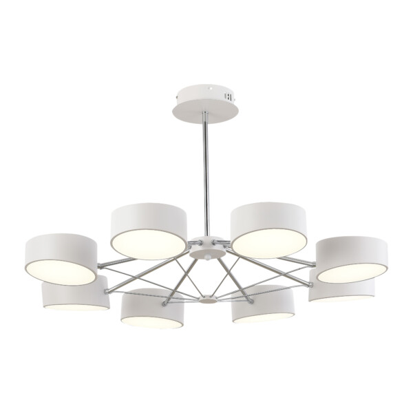 SLE6005-502-08 Светильник потолочный Белый, Хром/Белый LED 8*10W VALLE