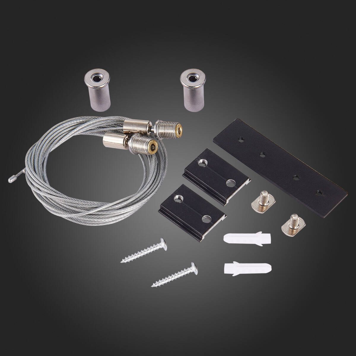 ST005.419.00.1 Тросовый подвес для магнитного шинопровода (2шт) ST-Luce Черный SKYLINE 48 — изображение 2