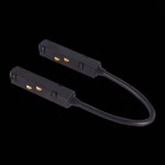 ST006.449.00.1 Коннектор питания угловой для магнитного шинопровода  ST-Luce Черный SKYLINE 48