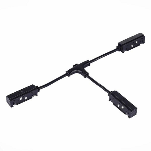 ST006.459.00 Коннектор питания T-образный для магнитного шинопровода ST-Luce Черный SKYLINE 48