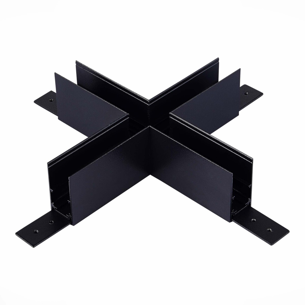 ST007.489.00_01W ST007.489.00 Коннектор X-образный для подвесного / накладного магнитного шинопровода ST-Luce Черный SKYLINE 48 — изображение 1