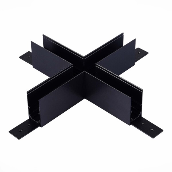 ST007.489.00 Коннектор X-образный для подвесного / накладного магнитного шинопровода ST-Luce Черный SKYLINE 48