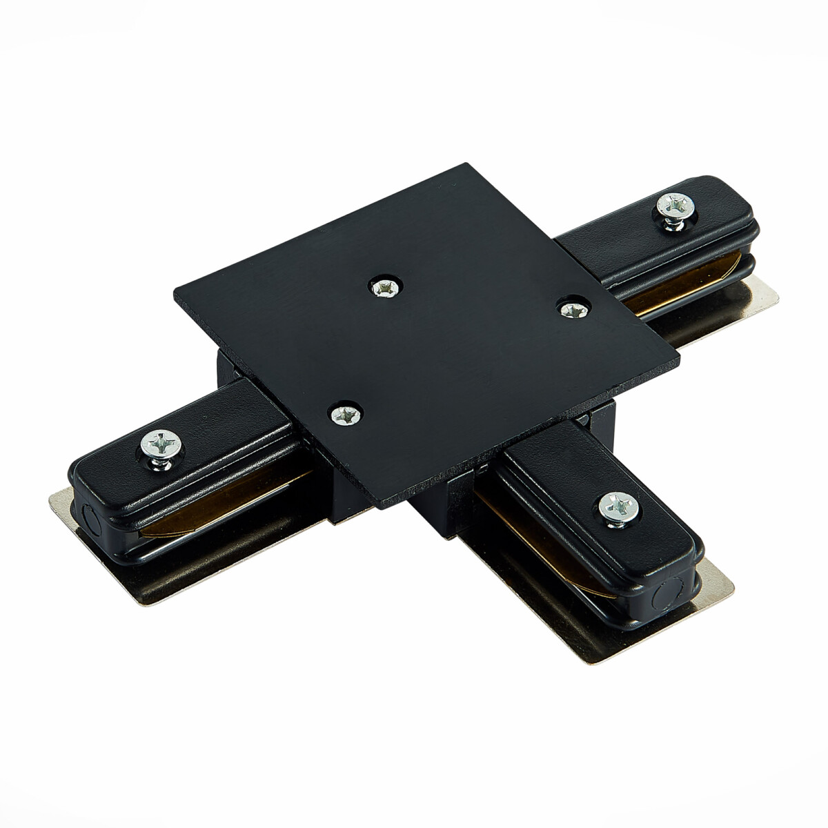 ST013.439.00 Коннектор T-образный для однофазного встраиваемого шинопровода ST-Luce Черный BASE — изображение 1