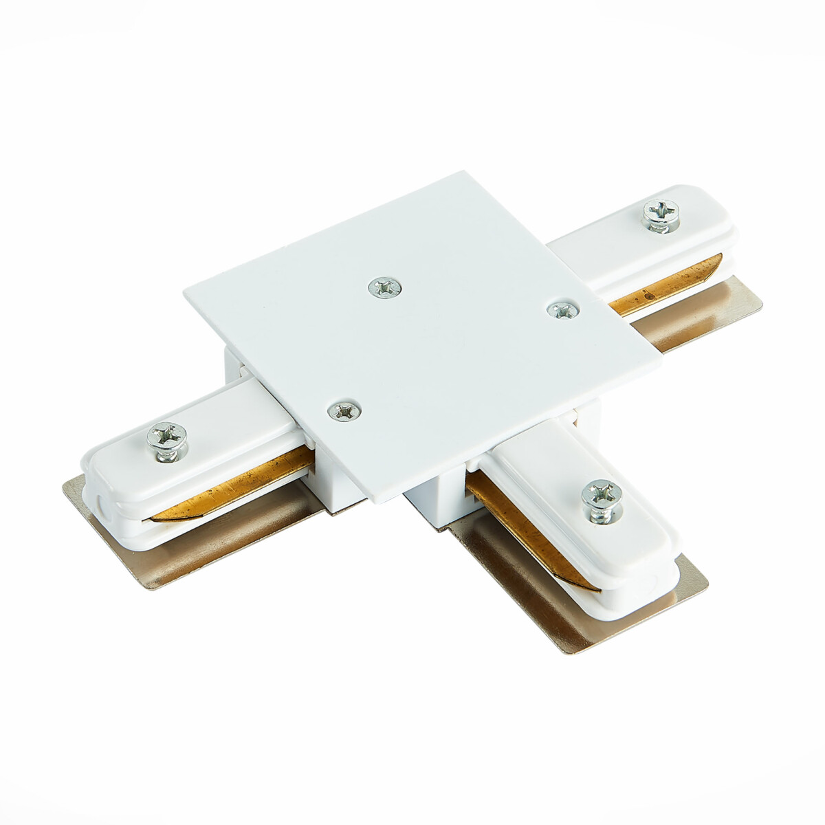 ST013.539.00 Коннектор T-образный для однофазного встраиваемого шинопровода ST-Luce Белый BASE — изображение 1