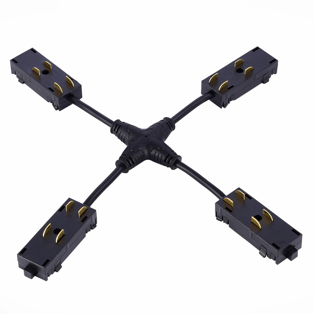 ST015.422.20 X- образный коннектор Skyline 220 ST-Luce Черный SKYLINE 220 — изображение 1