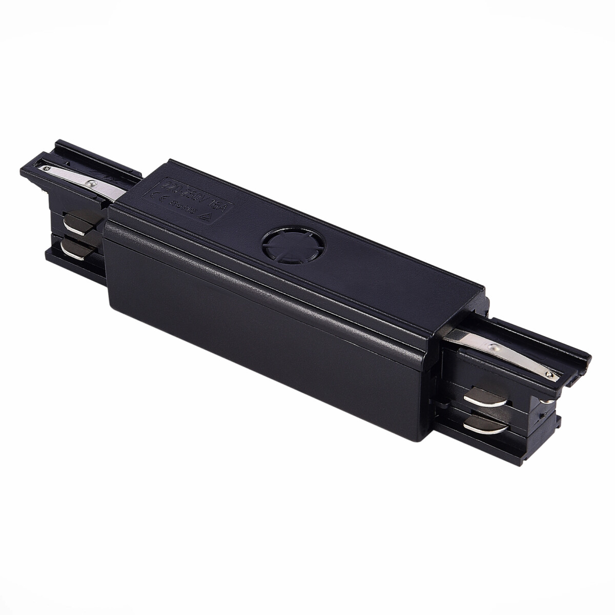 ST030.409.13 Центральный токоподвод для трехфазного шинопровода ST-Luce Черный TRACE — изображение 1