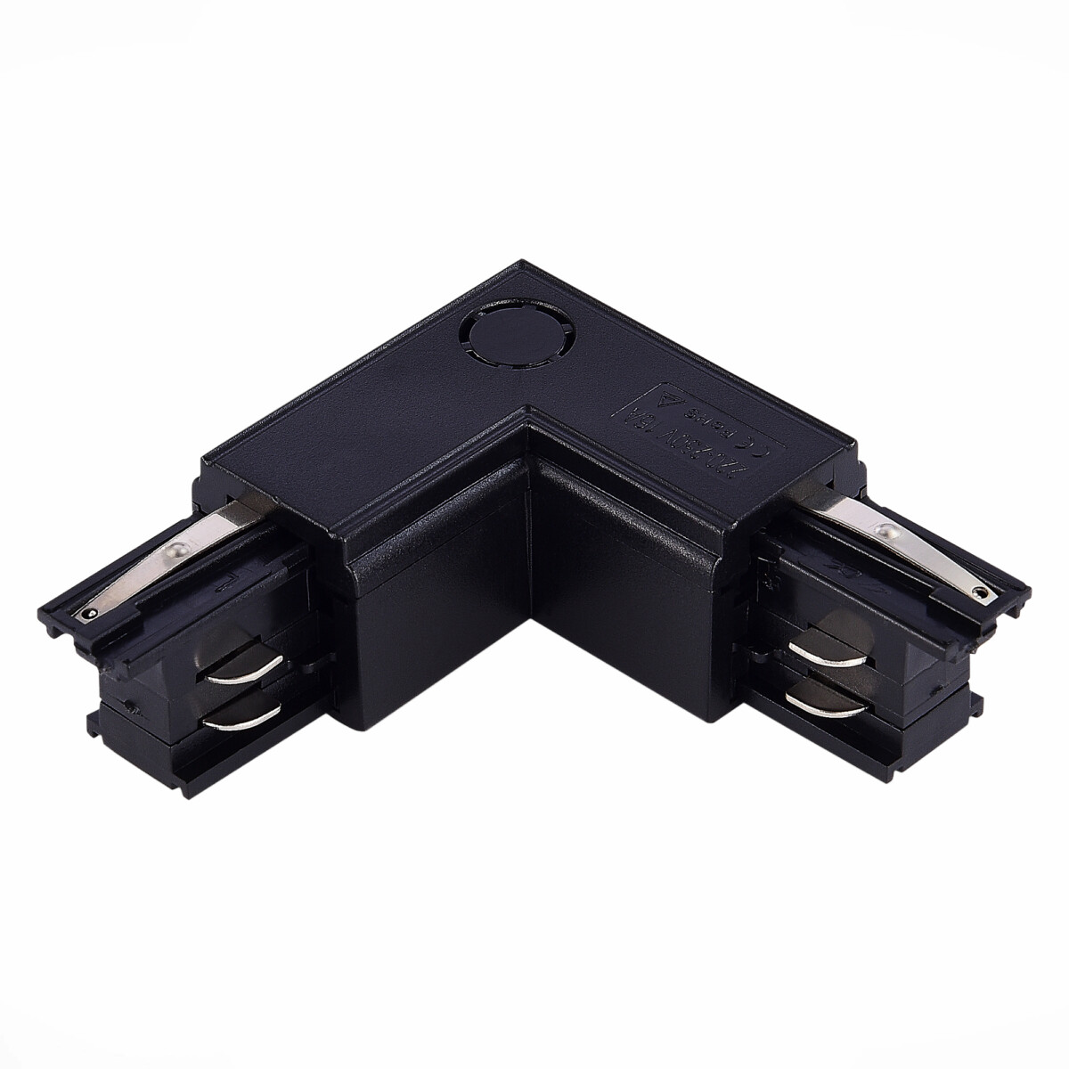 ST030.409.15L Угловой токоподвод левый для трехфазного шинопровода ST-Luce Черный TRACE — изображение 1