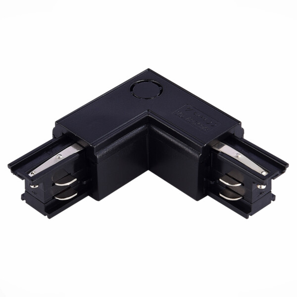 ST030.409.15R Угловой токоподвод правый для трехфазного шинопровода ST-Luce Черный TRACE