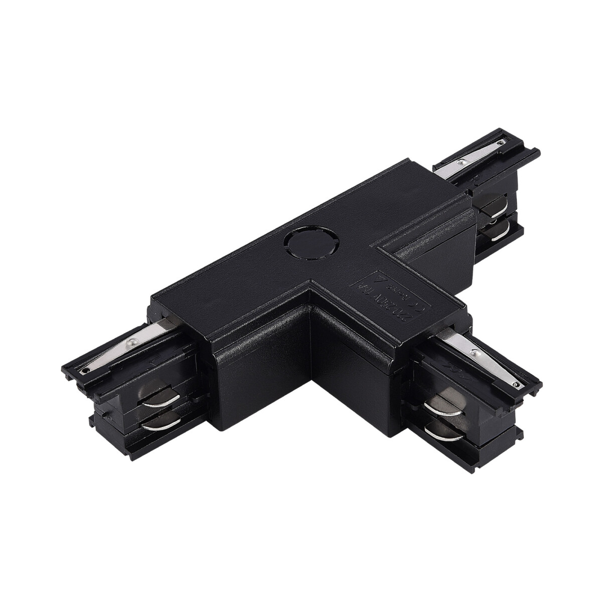 в наличии ST030.409.16L2 Т-образный токоподвод левый 2 для трехфазного шинопровода ST-Luce Черный TRACE - купить в интернет-магазине Светильники Торг