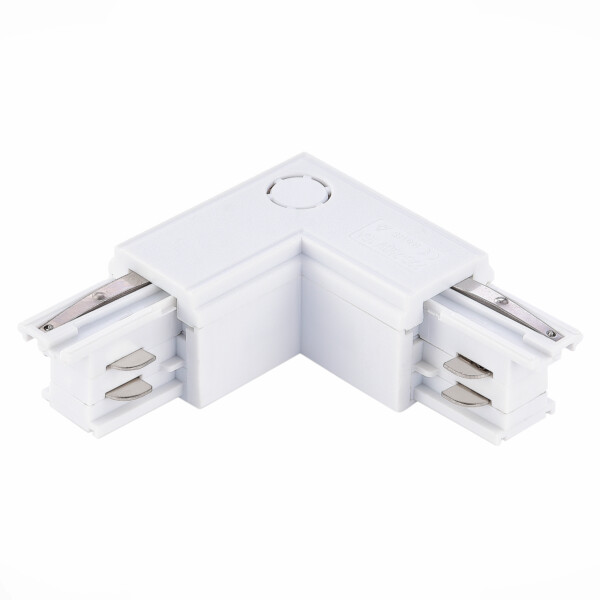 ST030.509.15L Угловой токоподвод левый для трехфазного шинопровода ST-Luce Белый TRACE