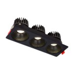 ST052.408.03 Встраиваемый корпус для светодиодного модуля серии ST850, ST851 ST-Luce Черный SHIFT — изображение 2