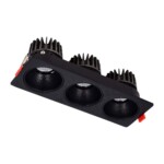 ST052.408.03 Встраиваемый корпус для светодиодного модуля серии ST850, ST851 ST-Luce Черный SHIFT — изображение 3