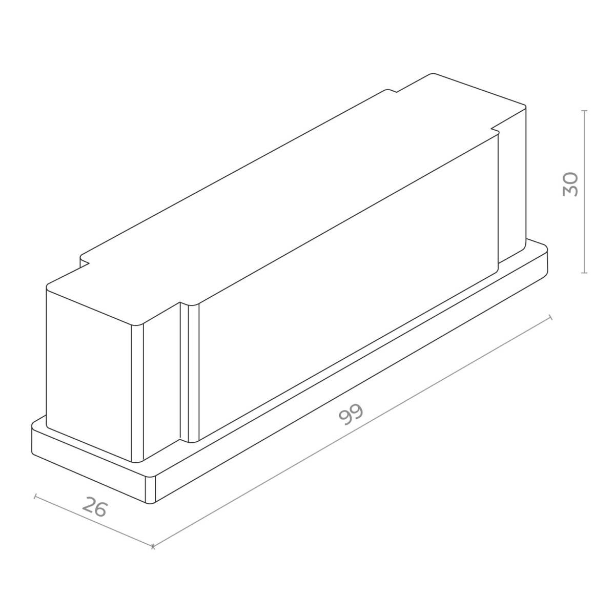 в наличии ST063.400.00 Накладка для драйвера ST-Luce Черный SKYFLAT - купить в интернет-магазине Светильники Торг