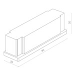 в наличии ST063.500.00 Накладка для драйвера ST-Luce Белый SKYFLAT - купить в интернет-магазине Светильники Торг