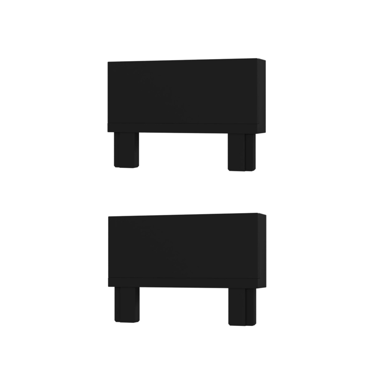 в наличии ST067.409.19 Торцевая заглушка SKYFLAT (2 шт) ST-Luce Черный SKYFLAT - купить в интернет-магазине Светильники Торг