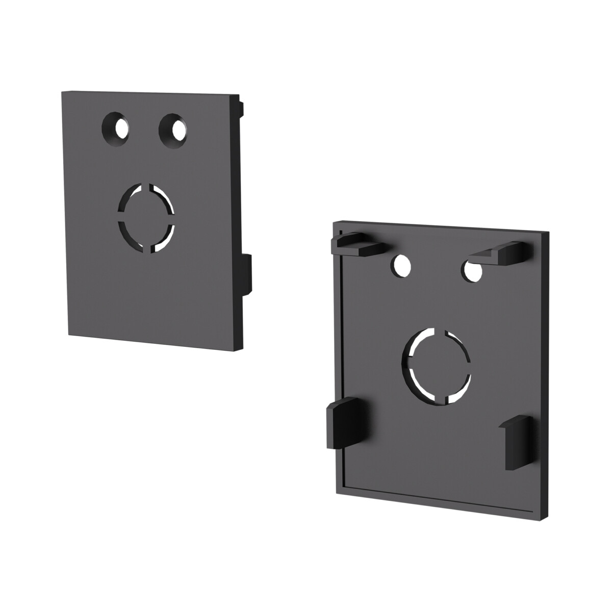 ST069.409.12 Торцевая заглушка SKYFLAT (2 шт) ST-Luce Черный SKYFLAT — изображение 1