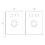 ST069.409.12 Торцевая заглушка SKYFLAT (2 шт) ST-Luce Черный SKYFLAT — изображение 2