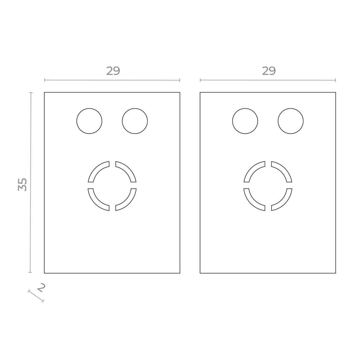 в наличии ST069.509.12 Торцевая заглушка SKYFLAT (2 шт) ST-Luce Белый SKYFLAT - купить в интернет-магазине Светильники Торг