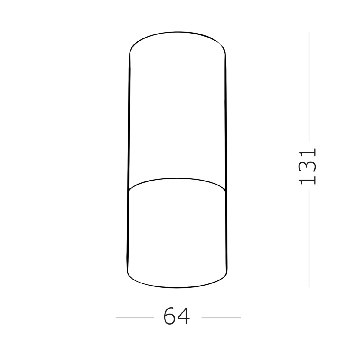 ST100.412.01 Светильник потолочный Черный GU10 1*50W IP20 D64xH131 220V Без ламп Накладные светильники — изображение 3