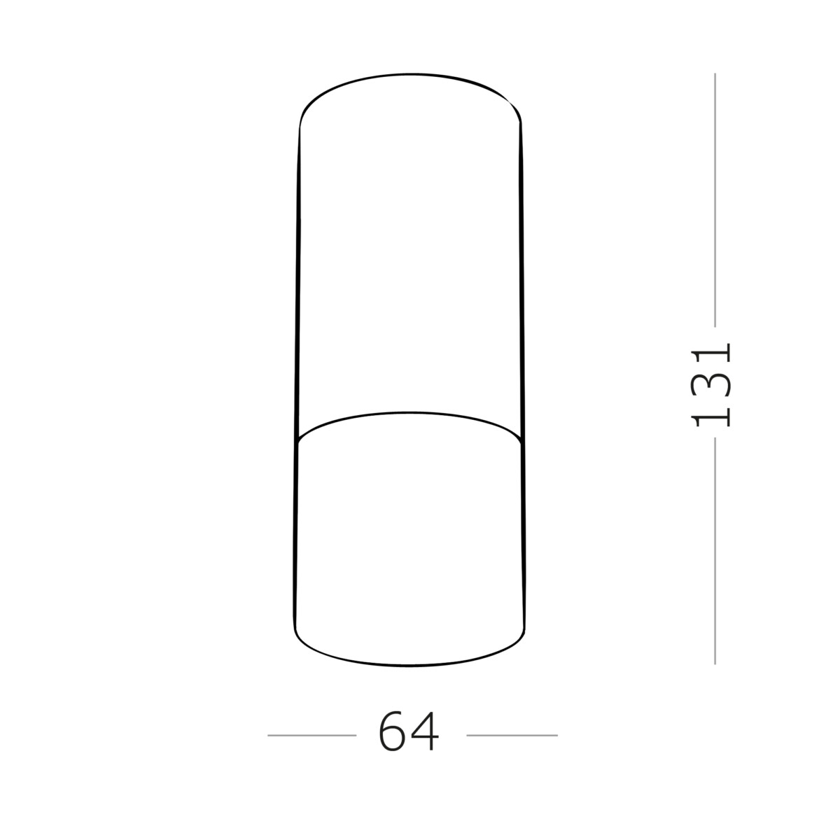 ST100.512.01 Светильник потолочный Белый GU10 1*50W IP20 D64xH131 220V Без ламп Накладные светильники — изображение 3